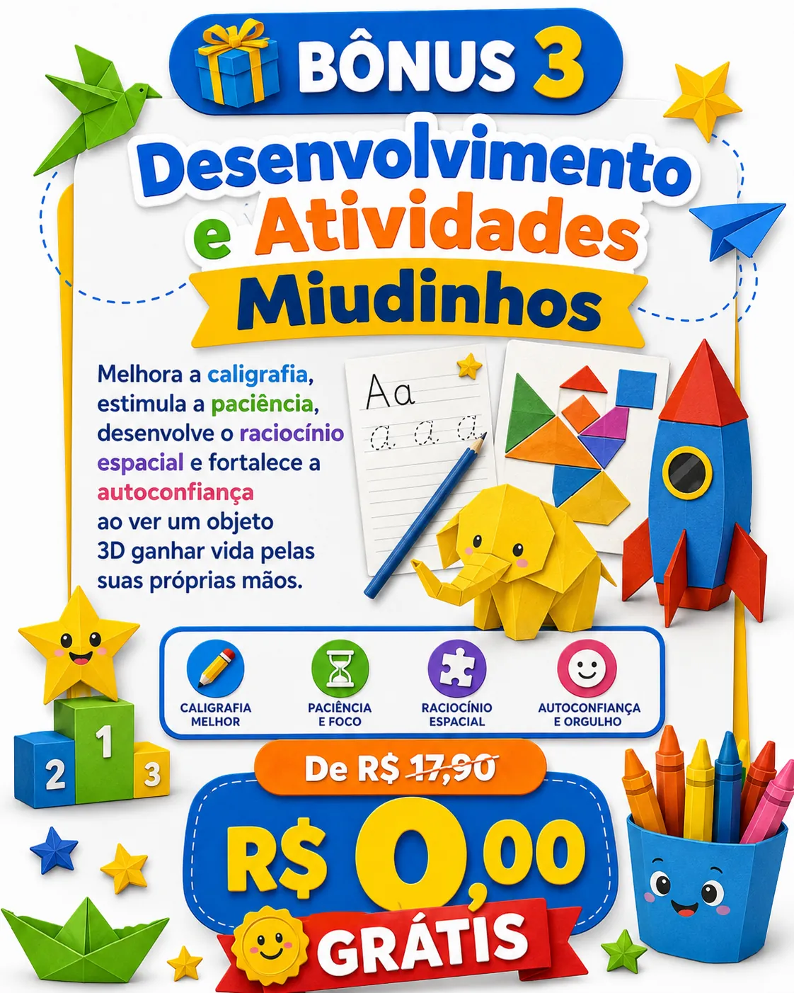 Bônus 3 — Desenvolvimento e Atividades Miudinhos
