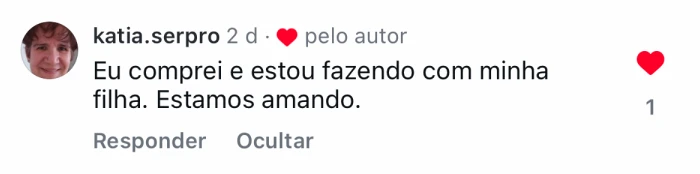 Comentário Instagram Katia