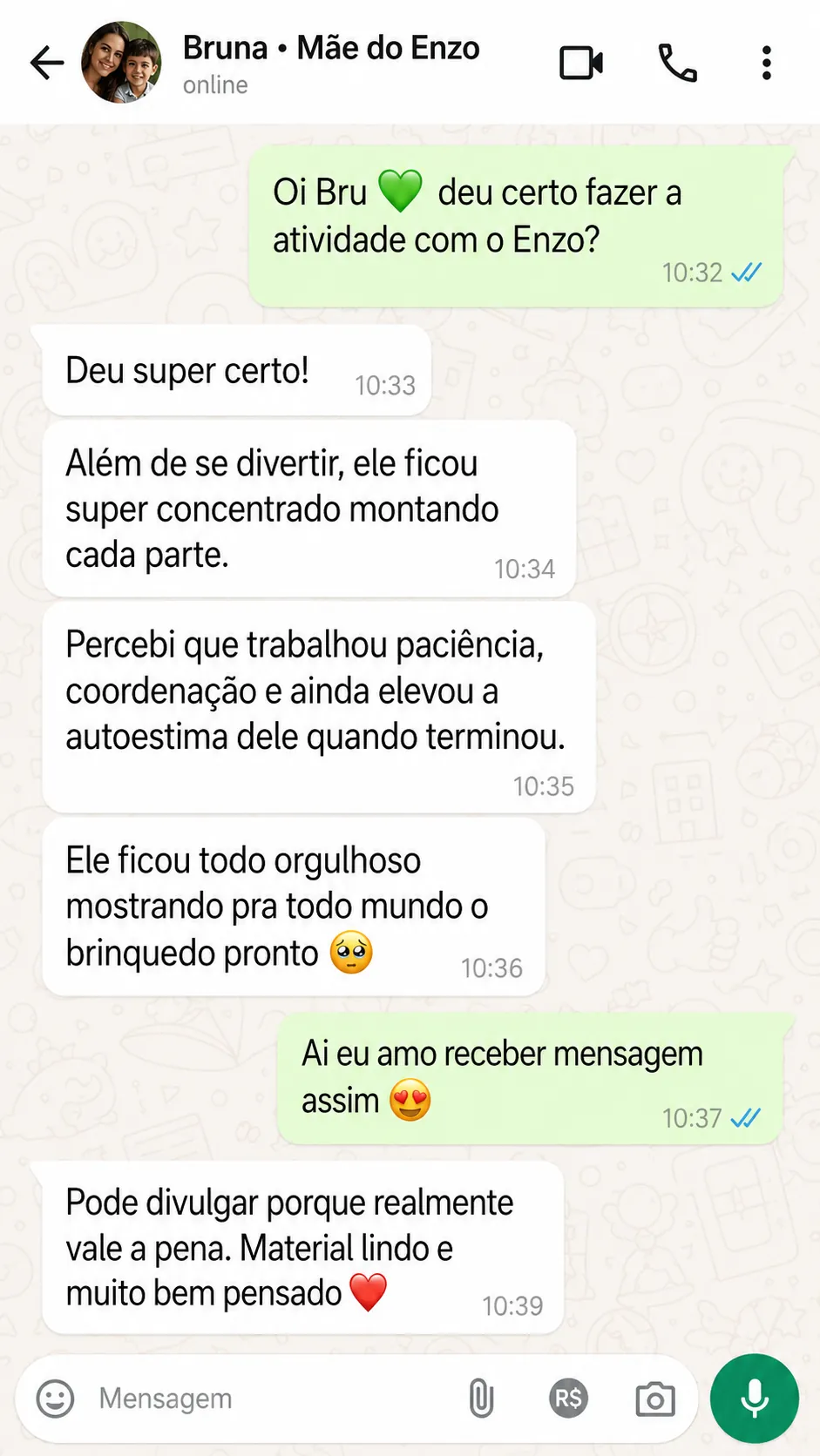 Depoimento WhatsApp 5